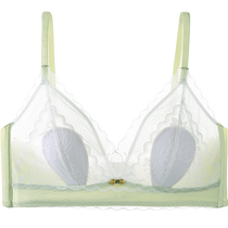 Underwear for women with big breasts and small breasts rabbit ear cup summer thin breathable push-up push-up anti-sagging bra