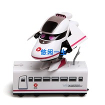 Genuine Ruishi Iron gall train man high-speed rail man toy No 03120 a full set of 8 deformable combinations with carriages