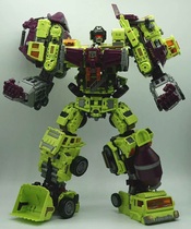 NBK Hercules gift box set Full set of six-body deformation toy King Kong forklift excavator crane fit