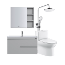 Jomoo Bathroom Cabinet Combination Toilet Shower Bathroom Set Modern Simple Washstand Washbasin