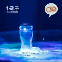 Коричневые ботинки с подсветкой