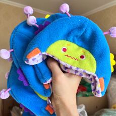 棉花娃娃/毛绒玩具娃衣 【现货 原创设计 仅此一家】莉莉家怪兽帽 20棉花娃衣 莉娜熊30cm