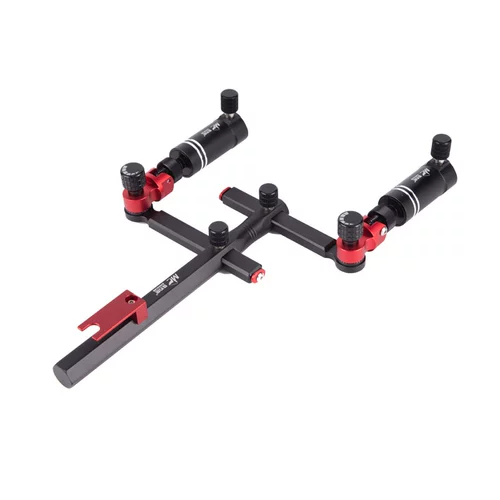 Двойной кронштейн Jiayu Ni, кронштейн, рыболовная кронштейна, новая рыбацкая рыбалка с сплава алюминиевого сплава, рыбацкий стол универсальный сиденье