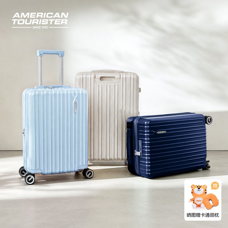 American Travel Official Large Capacity Luggage Suitcase 20inch 24inch Wheeled Travel Case with Universal Wheels for Men