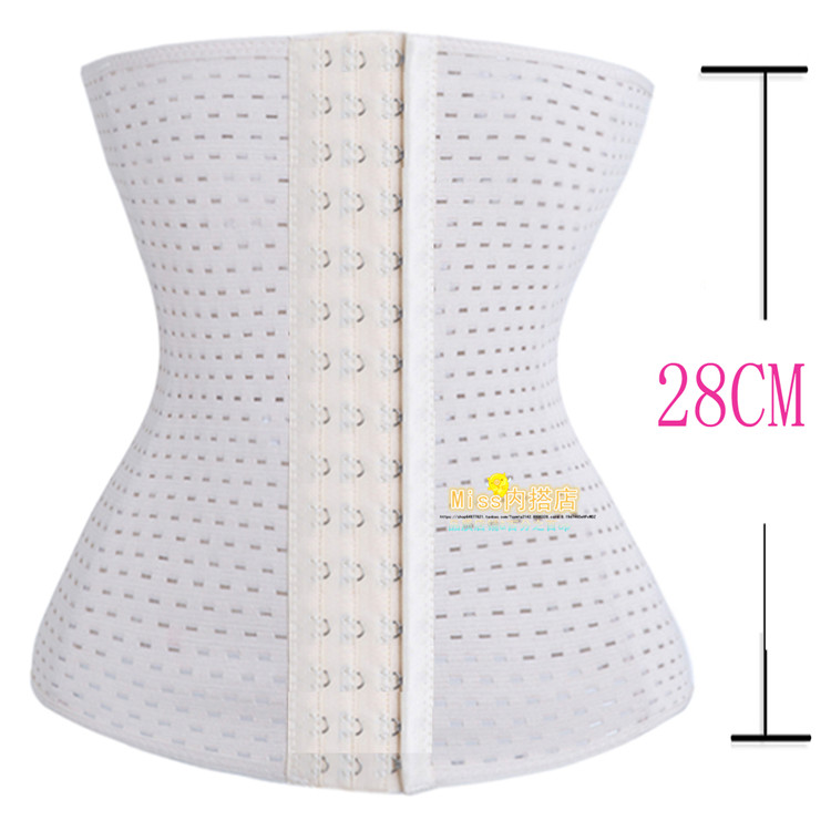 Cơ thể cô dâu sau sinh siêu cao eo định hình với lỗ thông hơi cao su đàn hồi bụng có khóa dài cộng với khóa đai nịt bụng cho nam