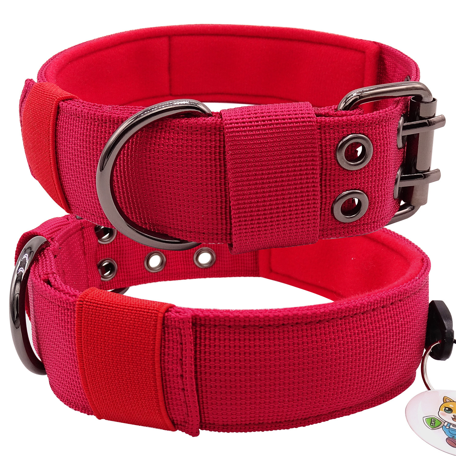 Super strong dog collar large dog big dog collar small dog puppy collar leash dog golden retriever bell collar