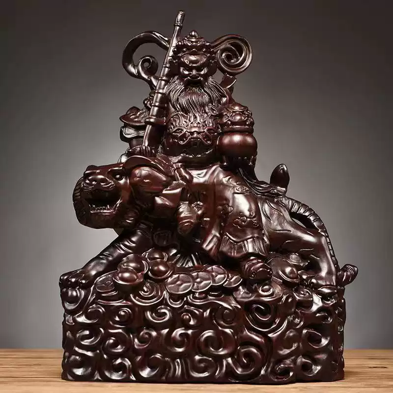 花梨木の精彫りの孔夫子彫像 花梨木の精彫りの孔夫子彫像