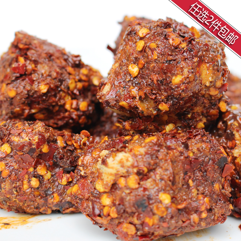 Guizhou specialty local specialty moldy tofu 500 grams of burnt chili moldy tofu [choose 2 pieces in the whole store]