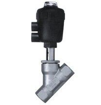 Stainless steel 304 high temperature resistant pneumatic inner thread angle seat valve DN15 20 25 32 40 50