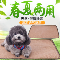 Dog mat sleeping with four seasons Puppy mat mat resistant to bite Pet Mat Cat Mat Teddy Kirky Summer Dog Sleeping Mat