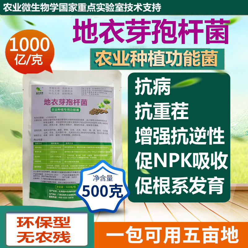 100 billion grams of lichen planetobacter cultivation dedicated microbial inoculum probiotic modified soil anti-disease