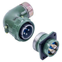 Haocuang YD32 waterproof Aviation plug and socket connector elbow 19-core YD32J19TR YD32K19Z