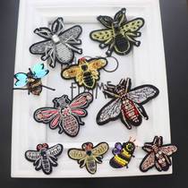 Special clearance handmade nail bees cloth stickers fashion shoes hair accessories patch DIY accessories