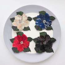 High quality embroidered flower cloth patch clothes T-shirt DIY decorative patch applique accessories can be ironed