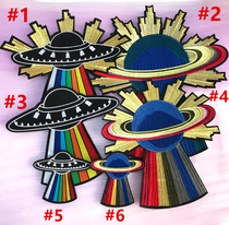 New autumn and winter embroidery planet cloth sticker 100 lap clothes necropolis decoration 1 accessories patch clothing applie
