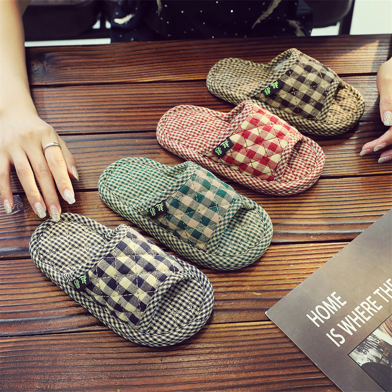 Children's Pure Cotton Fabric Slippers with Cloth Soles for Summer, All Seasons, Autumn and Winter, Indoor Use, Non-Damaging to Wooden Floors, Silent Soft Soles for Kids