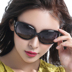 Kính râm nữ 2018 mới kính râm mặt tròn kính râm thanh lịch kính râm thời trang kính râm UV dài kính gucci Kính râm