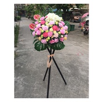 Shanghai Flowers City Express Flower Basket Opening Flower Basket Celebration Flower Stand Business Concert Flower Basket