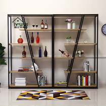 The porch shelf floor office partition cabinet living room display the ancient shelf simple modern multi-layer storage bookshelf