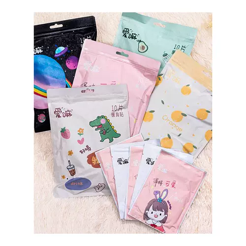 Мультяшные детские согревающие наклейки, зимняя удерживающая тепло освежающая наклейка