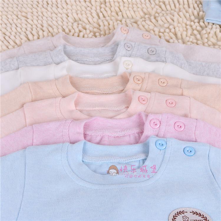 Wright gấu trẻ em đồ lót bé trai và bé gái mùa thu đồ ngủ trẻ sơ sinh áo len cotton cho bé dịch vụ nhà mùa thu đồ bộ trẻ em