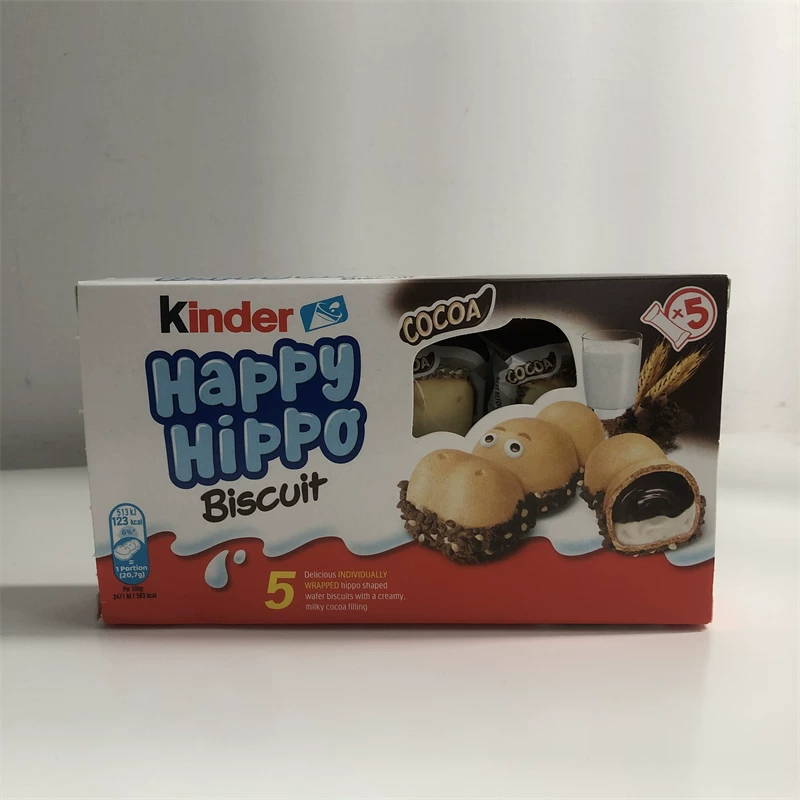 Jona Happy Hema Biscuits Chocolate Kinder milk hazelnut sandwiches Children snack music crisp stick