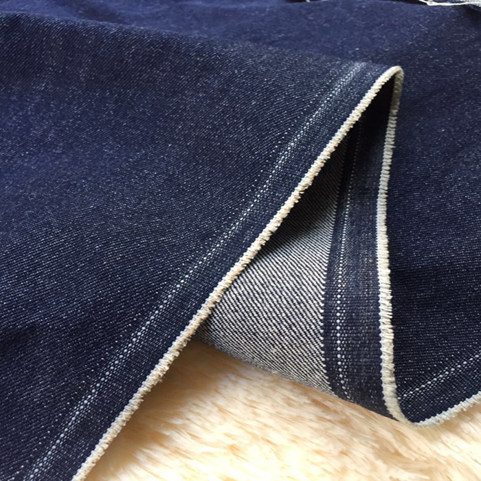 Màu xanh co giãn dày cộng với vải nhung vải nhung quần handmade DIY vải cotton quần áo vải vải thun sọc