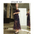 Trung tâm mua sắm Evaouxiu với đoạn 2019 hè của phụ nữ mới thêu váy quây retro - Váy eo cao váy chun eo Váy eo cao