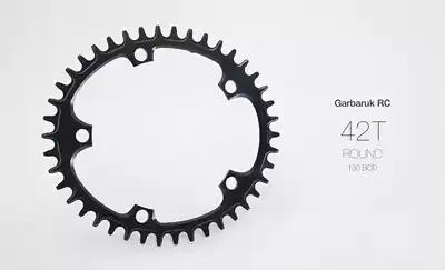 Ukraine GARBARUK five-claw crank positive and negative tooth disc disc elliptical disc 130BCD