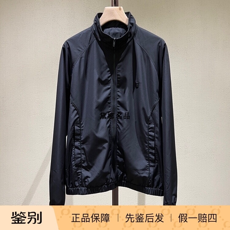 Authentic In-Stock Givenchy Men's Stand Collar Sports Jacket Bm018E15L8