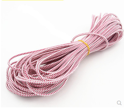 Round elastic band red trousers waist kids jumping rubber band jumping rope classic old fashioned elastic elastic rope