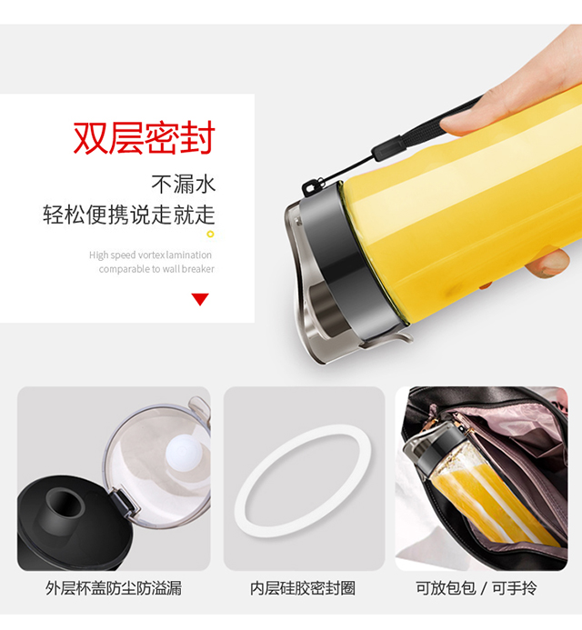 Wenwu Xiaobawang trái cây và rau quả cầm tay nước ép trái cây ép trái cây gia dụng nhỏ nước trái cây đa chức năng máy xay nấu đa năng