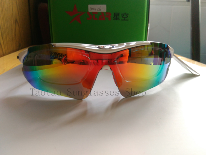 New Star Star Sporis Cycling Sunglasses 8004 Bộ thể thao thời trang Bộ phim màu tùy chọn kính thời trang nam