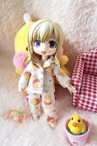  ob11 Baby clothes pajamas pattern suit multi-color jacket trousers style