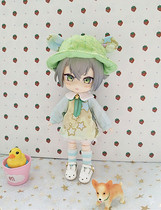  Four oclock ob11 baby clothes green powder set childhood mints