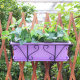 Balcony railing hanger wall hanging rectangular flower stand rectangular flower pot iron hanger ທາດເຫຼັກງ່າຍດາຍຕ້ານການລັກສຸດທິ hanger