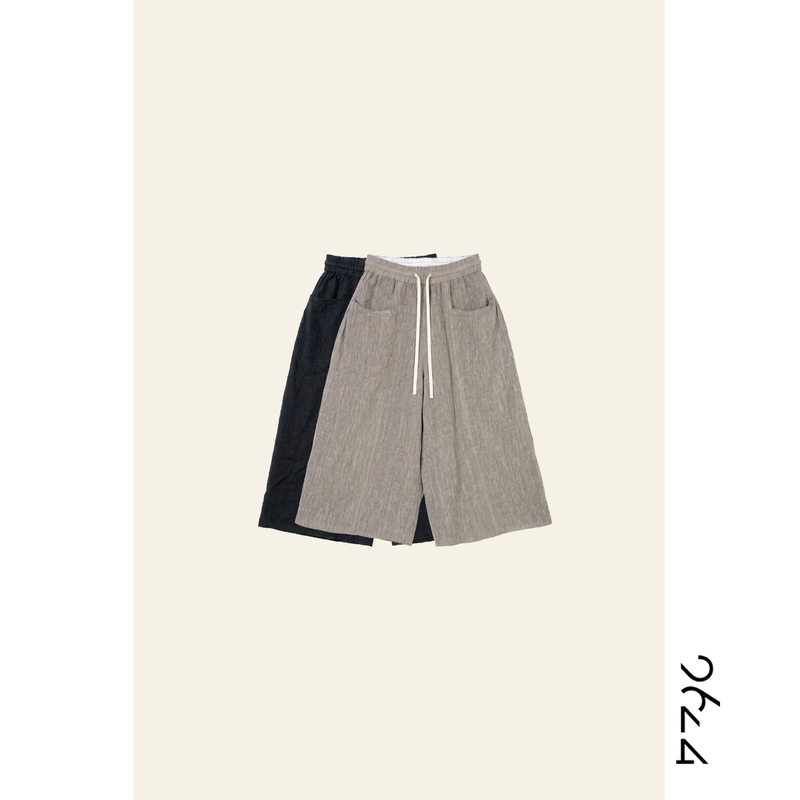 100% French Linen Cropped Pants 6291359