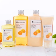 Thai Bath & Bloom Mango Citrus Body Care Set 4 Body Lotion Massage Oil Hand Cream Gel tắm