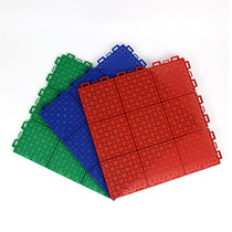 Suspended floor basketball court outdoor badminton court playground Water Cube Soft connection Nine Palace grid 34cm sports floor