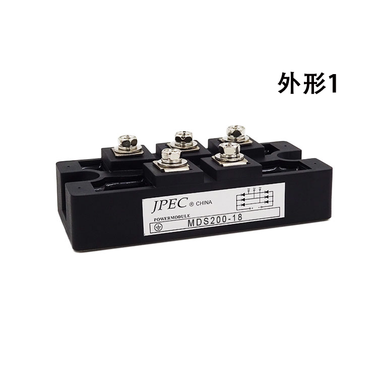 MDS200-18 MDS200-18 MDS200A1800V three-phase full wave rectification bridge module power module Shanghai Qiqi 100 million