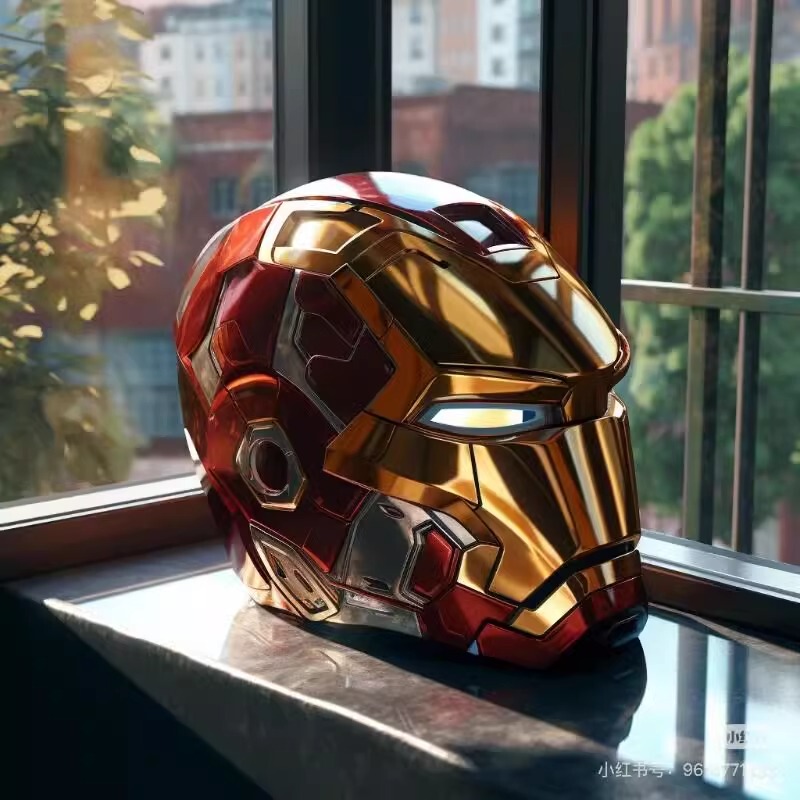 Jarvis Iron Man Helmet Voice-Activated Electric Children's Toy Figure Model Mask Smart Headgear Men's Gift Jarvis Iron Man Helmet Voice-Activated Electric Children's Toy Figure Model Mask Smart Headgear Men's Gift