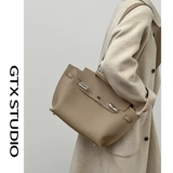 Портативная кожаная вместительная и большая сумка на одно плечо, из натуральной кожи