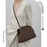 Сумка на одно плечо, из натуральной кожи, изысканный стиль