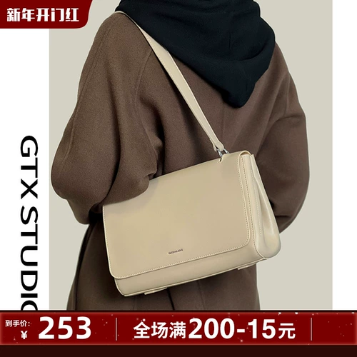 Оригинальная брендовая сумка через плечо, кожаная сумка на одно плечо, изысканный стиль, из натуральной кожи