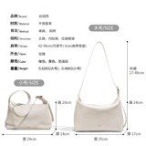 Кожаная вместительная и большая сумка через плечо, из натуральной кожи