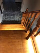 Home Stairs Thai Oak Solid Wood Finger-jointed Stair Slabs Paint-Free Board Tread Riser 38mm