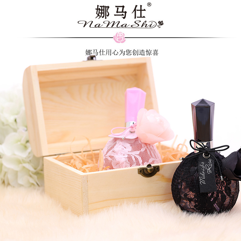 正品娜马仕漂亮黑玫瑰女士持久留香水100ml木盒礼品装经典淡香