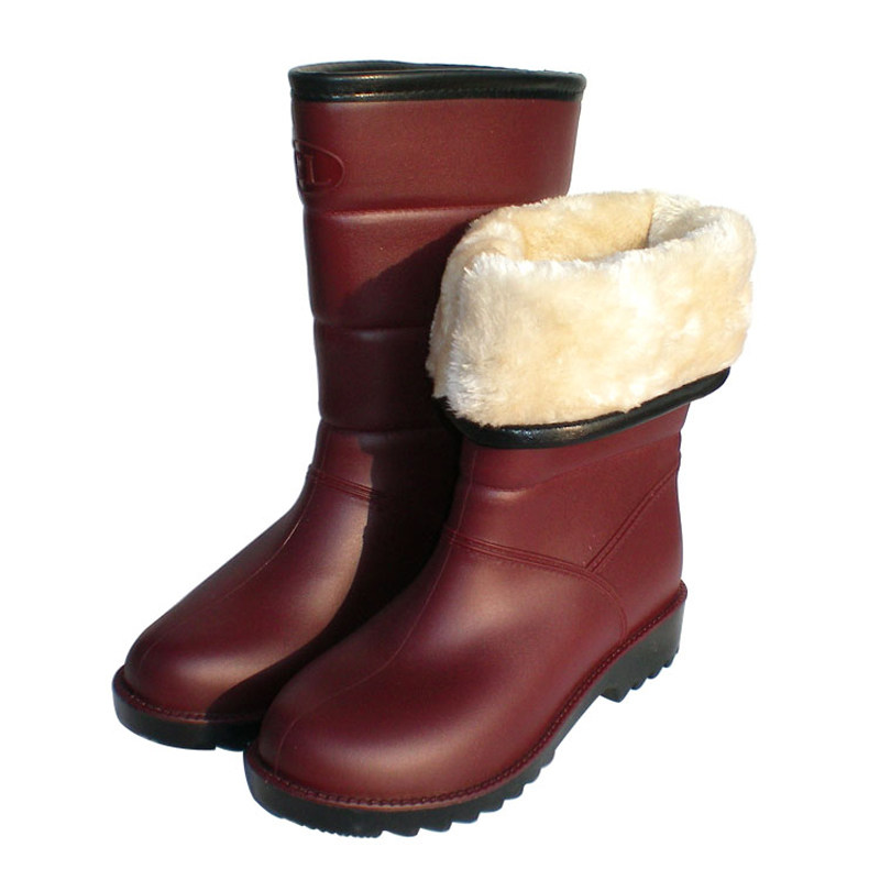 Chaussures - bottes caoutchouc homme pour hiver - semelle tendon - Ref 960512 Image 22