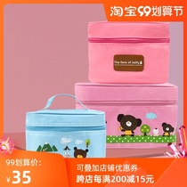 Mocha and Ruth insulated bag Bento bag large capacity lunch box bag dinner plate bag thick dinner bag can be flat plate plate