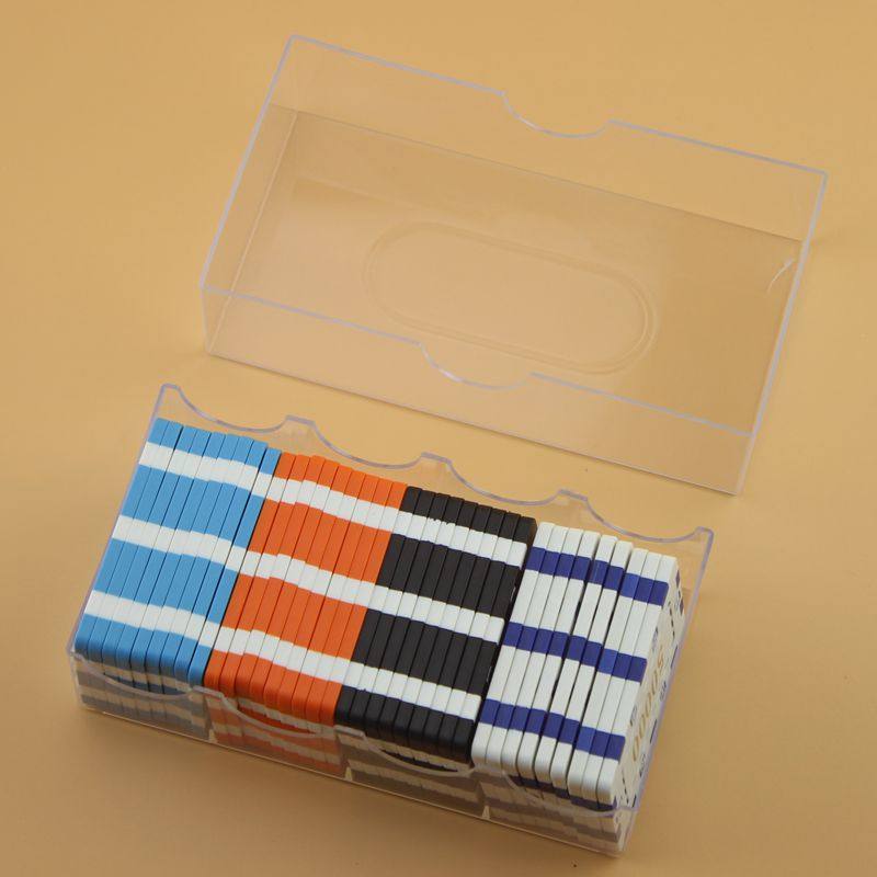 Plastic chip box can be loaded with 36 square chip transparent chip frame with 100 round chip chip chip chip box